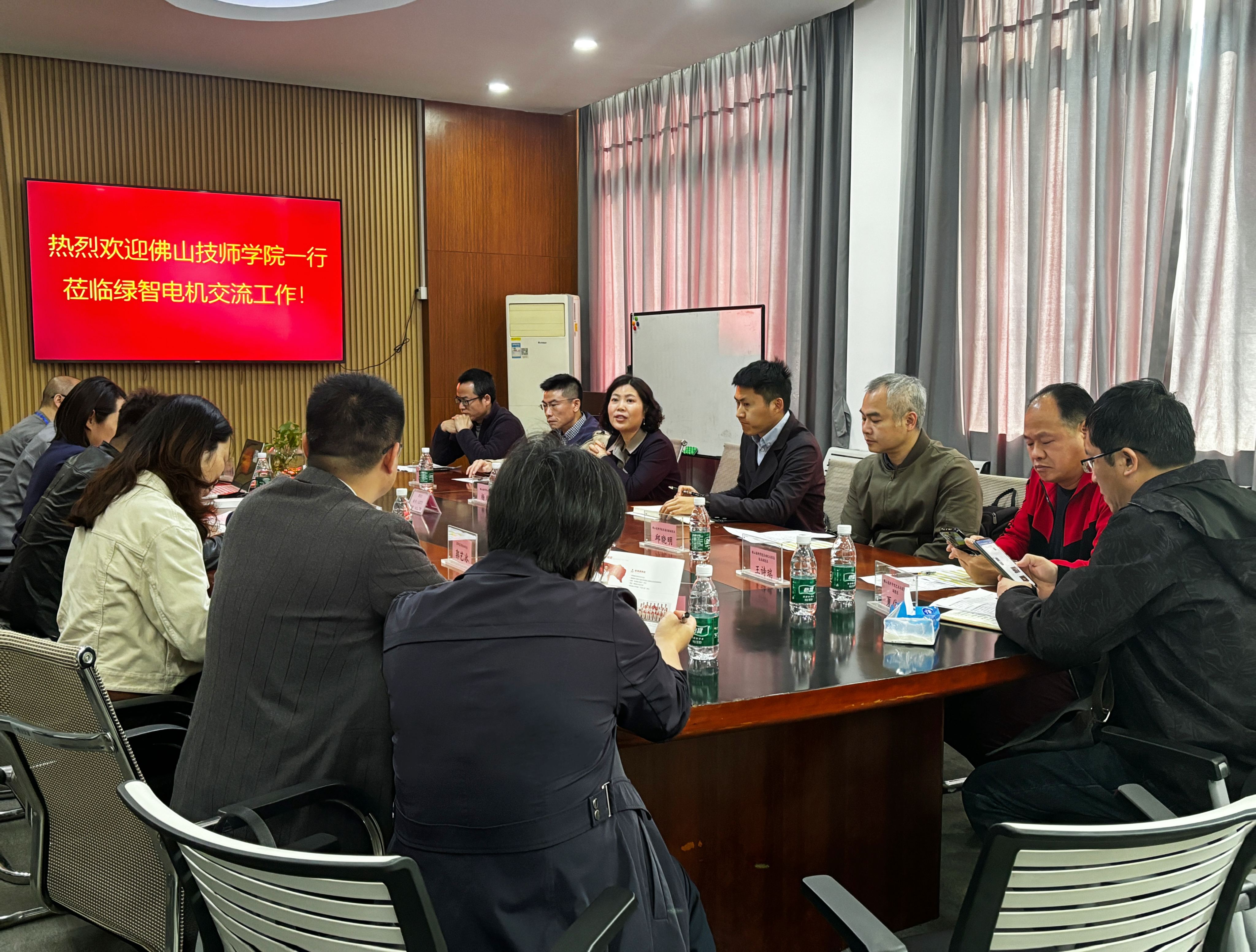暖春行动 | 里水政府副镇长带领佛山技师学院老师参观交流